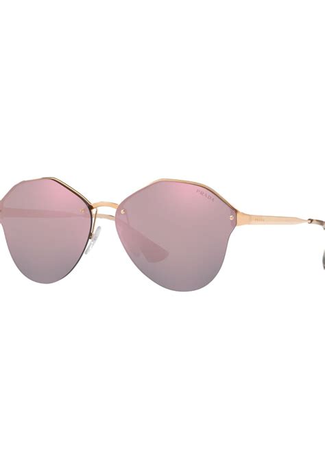 prada rimless square mirrored sunglasses|original Prada sunglasses price.